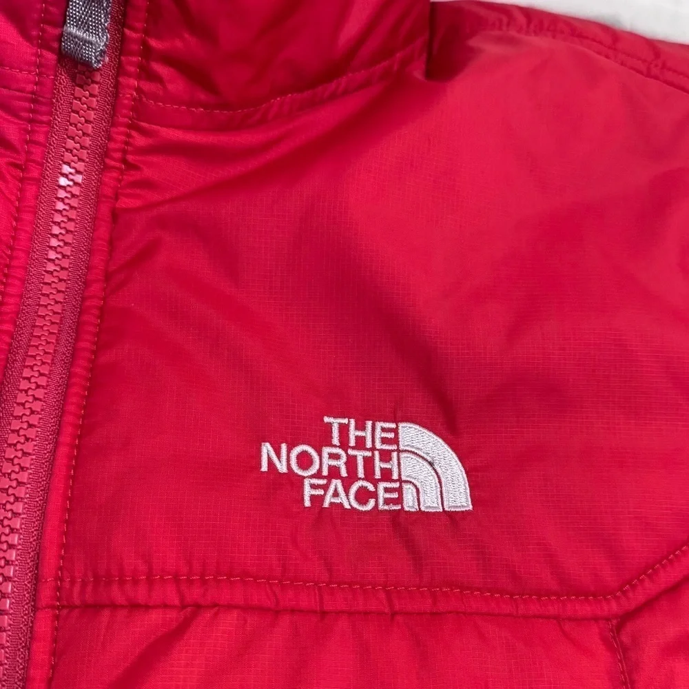 The North Face Red Quilted Puffer Jacket Size Small